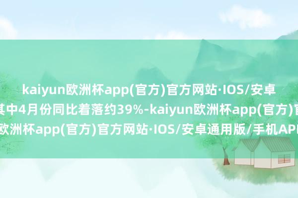 kaiyun欧洲杯app(官方)官方网站·IOS/安卓通用版/手机APP下载其中4月份同比着落约39%-kaiyun欧洲杯app(官方)官方网站·IOS/安卓通用版/手机APP下载